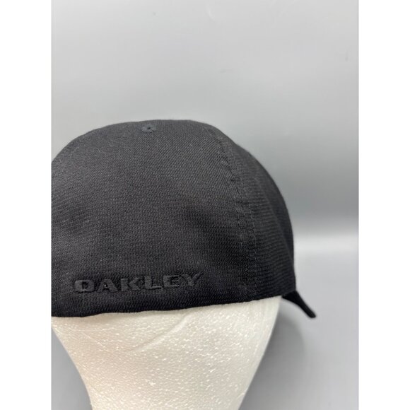 Oakley Black Baseball Cap Large Fitted L/XL Adult‎ - Picture 6 of 9